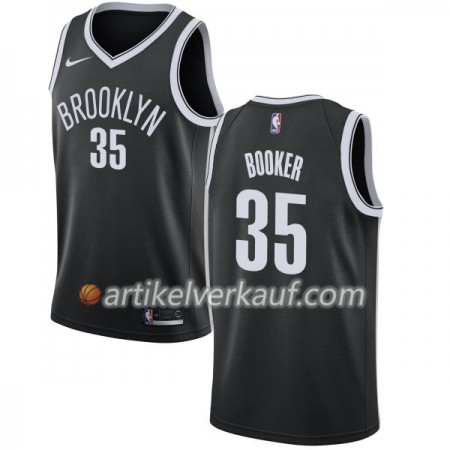 NBA Brooklyn Nets Trikot Trevor Booker 35 Nike 2017-18 Schwarz Swingman - Herren